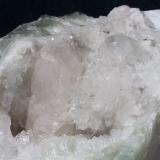 Calcite and Quartz<br />Baimashan tunnel (construction site), Qianbaxia, Wuyishan, Nanping Prefecture, Fujian Province, China<br />6 x 5 cm<br /> (Author: Volkmar Stingl)