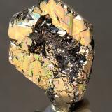 Pyrite, Hematite<br />Rio Marina, Elba Island, Livorno Province, Tuscany, Italy<br />24 x 19,5 x 7 mm<br /> (Author: Sante Celiberti)