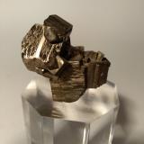 Pyrite<br />Gavorrano Mine, Gavorrano, Grosseto Province, Tuscany, Italy<br />33 x 32 mm<br /> (Author: Sante Celiberti)