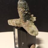 Sulphur, Quartz<br />Gavorrano Mine, Gavorrano, Grosseto Province, Tuscany, Italy<br />38 x 28 mm<br /> (Author: Sante Celiberti)