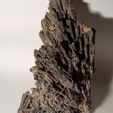 Stibnite<br />Pereta Mine, Pereta, Magliano in Toscana, Grosseto Province, Toscana, Italy<br />265 x 150 mm<br /> (Author: Sante Celiberti)