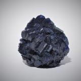 Azurite<br />Shilu Mine, Yangchun, Yangjiang Prefecture, Guangdong Province, China<br />60mm X 45mm X 45mm<br /> (Author: Philippe Durand)