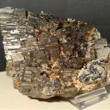 Pyrite, Dolomite, Sphalerite<br />Gavorrano Mine, Gavorrano, Grosseto Province, Tuscany, Italy<br />133 x 98 mm<br /> (Author: Sante Celiberti)