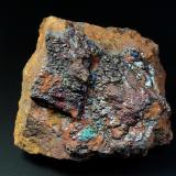 Goethita<br />Mina Las Cruces, Gerena-Guillena-Salteras, Comarca Sierra Norte, Sevilla, Andalucía, España<br />7 x 7 cm.<br /> (Autor: Antonio P. López)