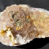 Fluorite, Quartz (variety chalcedony), Malachite<br />Yongping Mine, Yongping, Yanshan, Shangrao Prefecture, Jiangxi Province, China<br />9 x 6 cm<br /> (Author: Volkmar Stingl)