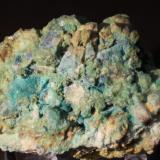 Chrysocolla<br />Reformada Mine, El Pinar de Bédar, Bédar, Comarca Levante Almeriense, Almería, Andalusia, Spain<br />60mm x 45mm x 35mm<br /> (Author: Firmo Espinar)