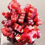 Vanadinite<br />Coud'a, Mibladen mining district, Mibladen, Midelt, Midelt Province, Drâa-Tafilalet Region, Morocco<br />5 cm x 5 cm<br /> (Author: Enrique Llorens)