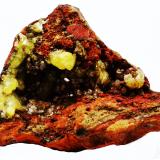 AdamitaOjuela Mine, Mapimí, Municipio Mapimí, Durango, Mexico6x4x3 cm (Autor: Luis Edmundo Sánchez Roja)