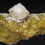 Calcite, Fluorite<br />Moscona Mine, El Llano, Solís, Corvera de Asturias, Comarca Avilés, Principality of Asturias (Asturias), Spain<br />12.4 × 9.4 × 4.8 cm<br /> (Author: JoséMiguel)