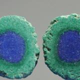 Azurita<br />Mina Blue Crystal, La Sal, Distrito La Sal (Distrito Paradox Valley), Condado San Juan, Utah, USA<br />nodulo 20mm<br /> (Autor: Ramon A  Lopez Garcia)