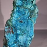Chrysocolla<br />L'Etoile du Congo Mine, Lubumbashi (Elizabethville), Katanga Copper Crescent, Haut-Katanga (Shaba), Democratic Republic of the Congo (Zaire)<br />56mm x 121mm x 65mm<br /> (Author: Firmo Espinar)