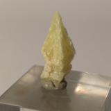 Sulfur<br />Pereta Mine, Pereta, Magliano in Toscana, Grosseto Province, Toscana, Italy<br />18 x 8 mm<br /> (Author: Sante Celiberti)