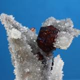 Esfalerita<br />Mina Kangjianwan, Shuikoushan, Changning, Prefectura Hengyang, Provincia Hunan, China<br />cristal 10 mm<br /> (Autor: Ramon A  Lopez Garcia)