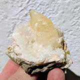 CalcitaCandesa Quarry, Alto de Verdenueva, Camargo, Comarca Santander, Cantabria, Spain5,7 x 5,4 cm (Autor: Carles)