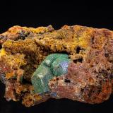 Malachite pseudomorph Cuprite crystals<br />Andrássy I Mine, Rudabányai Mountains, Rudabánya, Borsod-Abaúj-Zemplén, Hungary<br />34 x 18 mm<br /> (Author: Gerhard Brandstetter)