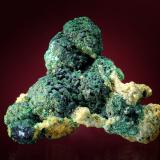 Malachite pseudomorph Cuprite crystals<br />Andrássy I Mine, Rudabányai Mountains, Rudabánya, Borsod-Abaúj-Zemplén, Hungary<br />33 x 30 mm<br /> (Author: Gerhard Brandstetter)