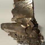 Pyrite, Calcite<br />Niccioleta Mine, Massa Marittima, Grosseto Province, Tuscany, Italy<br />14 x 10 cm<br /> (Author: Sante Celiberti)