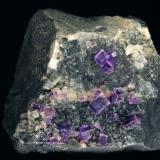 Fluorite<br />Knappengraben, Oberlaussa, Sankt Gallen, Liezen District, Styria/Steiermark, Austria<br />35 x 32 mm<br /> (Author: Gerhard Brandstetter)