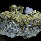 Galena, Chalcopyrite<br />Banská tiavnica (Schemnitz), Banská tiavnica District, Banská Bystrica Region, Slovak Republic<br />57 x 46 mm<br /> (Author: Gerhard Brandstetter)