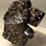 Ilvaite, Pyrite<br />Campiglia Marittima, Campigliese, Livorno Province, Toscana, Italy<br />32,5 x 34,2 mm<br /> (Author: Sante Celiberti)