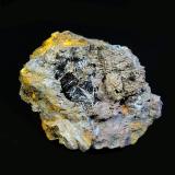 Pirolusita<br />Mina Serra da Mina, Cercal, Santiago do Cacém, Distrito Setúbal , Región Área Metropolitana de Lisboa, Portugal<br />6 x 4 cm.<br /> (Autor: Antonio P. López)