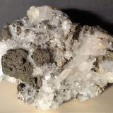 Pyrite after Pyrrhotite, Quartz<br />Niccioleta Mine, Massa Marittima, Grosseto Province, Tuscany, Italy<br />71 x 55 mm<br /> (Author: Sante Celiberti)
