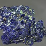 Azurita<br />Zona minera Daye, Edong, Daye, Prefectura Huangshi, Provincia Hubei, China<br />95x65mm<br /> (Autor: Ramon A  Lopez Garcia)