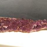 Quartz (variety amethyst)<br />Vetulonia, Castiglione della Pescaia, Grosseto Province, Tuscany, Italy<br />16,5 x 4 cm<br /> (Author: Sante Celiberti)
