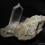 Yeso.La Guixera, Santa Eulàlia de Riuprimer, Vic, Comarca Osona, Barcelona, Cataluña / Catalunya, EspañaCristal 34x14x7 mm. (Autor: Jesus Franquesa Baucells)