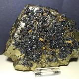 Pyrite, Sphalerite, Dolomite<br />Gavorrano Mine, Gavorrano, Grosseto Province, Tuscany, Italy<br />12,5 x 10 cm<br /> (Author: Sante Celiberti)