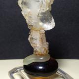 Quartz (variety faden)<br />Leoni Mountain, Sticciano, Roccastrada, Grosseto Province, Tuscany, Italy<br />35 x 20 mm<br /> (Author: Sante Celiberti)