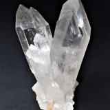 Quartz (variety Dauphine twinning, variety faden)<br />Sallent de Gállego area, Comarca Alto Gállego, Huesca, Aragon, Spain<br />95 mm x 54 mm x 28 mm<br /> (Author: Don Lum)