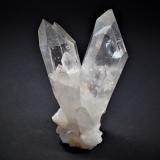 Quartz (variety Dauphine twinning, variety faden)<br />Sallent de Gállego area, Comarca Alto Gállego, Huesca, Aragon, Spain<br />95 mm x 54 mm x 28 mm<br /> (Author: Don Lum)