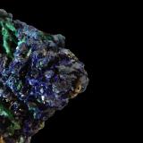 Azurite and Malachite<br />Sepon Mine, Vilabouly District, Savannakhét Province, Laos (Lao P.D.R.)<br />90 mm x 50 mm x 30 mm<br /> (Author: Dany Mabillard)
