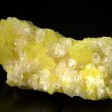 SulfurMaybee Quarry, Maybee, Monroe County, Michigan, USA3.9 cm x 7.6 cm (Author: Michael Shaw)
