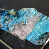 Carbonatecyanotrichite<br />Qinglong Mine, Dachang, Qinglong, Qianxi'nan Autonomous Prefecture, Guizhou Province, China<br />7 x 4 cm<br /> (Author: Volkmar Stingl)