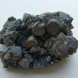 Galena after Pyromorphite<br />Huelgoat, Châteaulin, Finistère, Brittany/Bretagne, France<br />3,5 x 2 cm<br /> (Author: Benj)