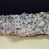 Tetrahedrita, Calcita, Anhidrita, AnkeritaCampiano Mine, Montieri, Grosseto Province, Tuscany, Italy180 x 65 mm (Autor: Sante Celiberti)