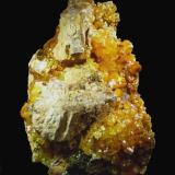 Mimetita.<br />Mina Pingtouling, Liannan, Prefectura Qingyuan, Provincia Guangdong, China<br />65x45 mm.<br /> (Autor: Jesus Franquesa Baucells)