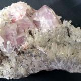 Fluorite, Rhodochrosite, Ferberite, Quartz<br />Yaogangxian Mine, Yizhang, Chenzhou Prefecture, Hunan Province, China<br />10 x 7 x 4 cm<br /> (Author: Volkmar Stingl)
