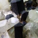 Ilvaite, Quartz<br />Campiglia Marittima, Campigliese, Livorno Province, Toscana, Italy<br />13 x 12 cm<br /> (Author: Sante Celiberti)
