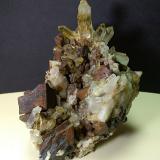 Siderite, QuartzSistema de vetas de cuarzo Valle Vorno, Capannor, Monti Pisani, Provincia Pisa, Toscana, Italia98 x 75 mm (Author: Sante Celiberti)