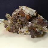 Siderite, QuartzSistema de vetas de cuarzo Valle Vorno, Capannor, Monti Pisani, Provincia Pisa, Toscana, Italia98 x 75 mm (Author: Sante Celiberti)