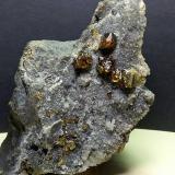 Sphalerite, QuartzCampo di Sasso, Maremma, Bibbona, Provincia Livorno, Toscana, Italia12 x 7,5 cm (Author: Sante Celiberti)