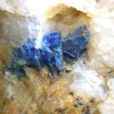 Lazulite<br />Monte Folgorito, Pietrasanta Municipality, Lucca Province, Tuscany, Italy<br />52 x 29 mm<br /> (Author: Sante Celiberti)