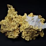 Gold<br />Eagle's Nest Mine, Sage Hill, Michigan Bluff District, Placer County, California, USA<br />77 mm x  53 mm<br /> (Author: Don Lum)