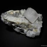 Calcita.Pedrera Berta, Turó de Can Domènech, Serra de Roques Blanques, Sant Cugat del Vallès-El Papiol, Comarca Vallès Occidental / Baix Llobregat, Barcelona, Cataluña / Catalunya, España46x26 Crt. 12x11 mm.. (Autor: Jesus Franquesa Baucells)