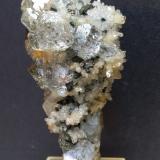 Fluorite, Pyrite, Tetrahedrite, Quartz, Anhydrite<br />Campiano Mine, Montieri, Grosseto Province, Tuscany, Italy<br />80 x 51 mm<br /> (Author: Sante Celiberti)