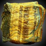 Cuarzo (variedad ojo de tigre)<br />Sudáfrica<br />30 x 26 x 25 mm.<br /> (Autor: José Luis Zamora)