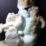 Aragonite (variety cuprian)<br />Gerfalco, Montieri, Grosseto Province, Tuscany, Italy<br />20 x 16,5 cm<br /> (Author: Sante Celiberti)